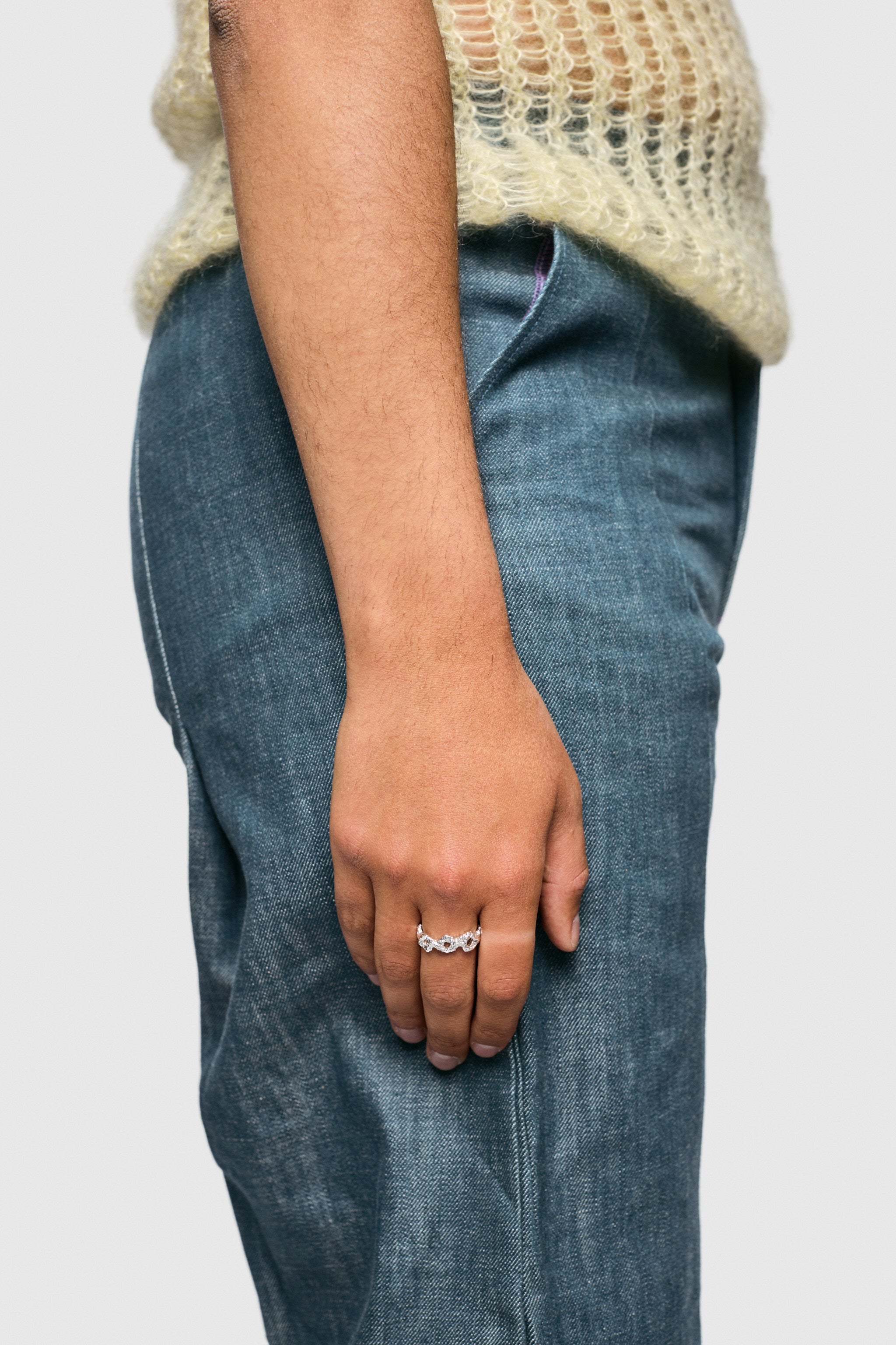 Mask Ring (925 Silver)
