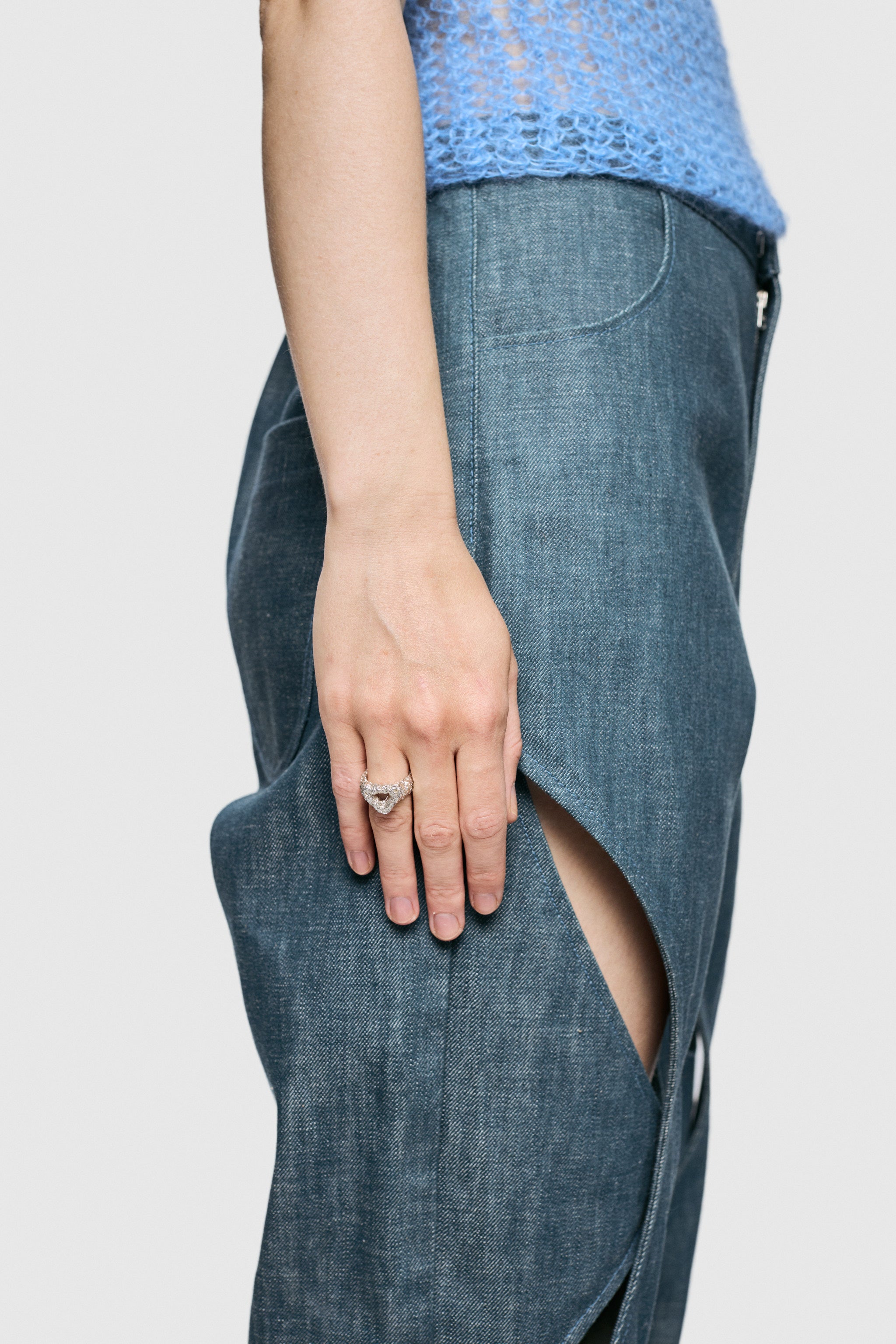 Soft Triangle Ring (925 Silver)