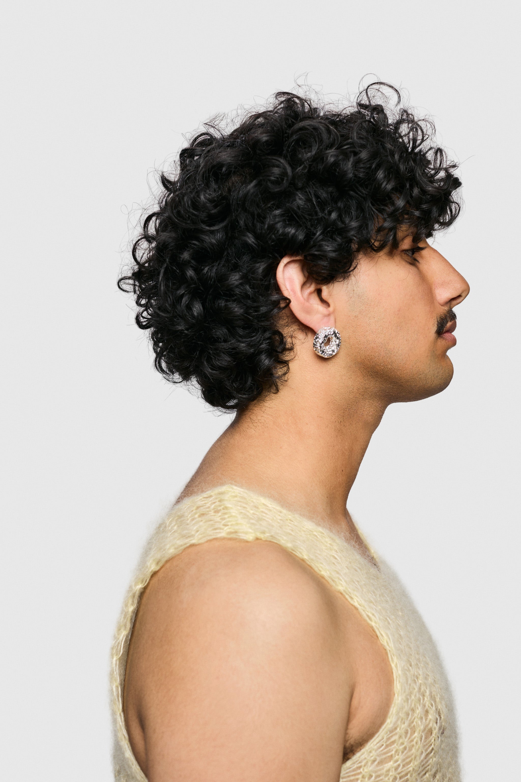 Rigid Circle Earring (925 Silver)