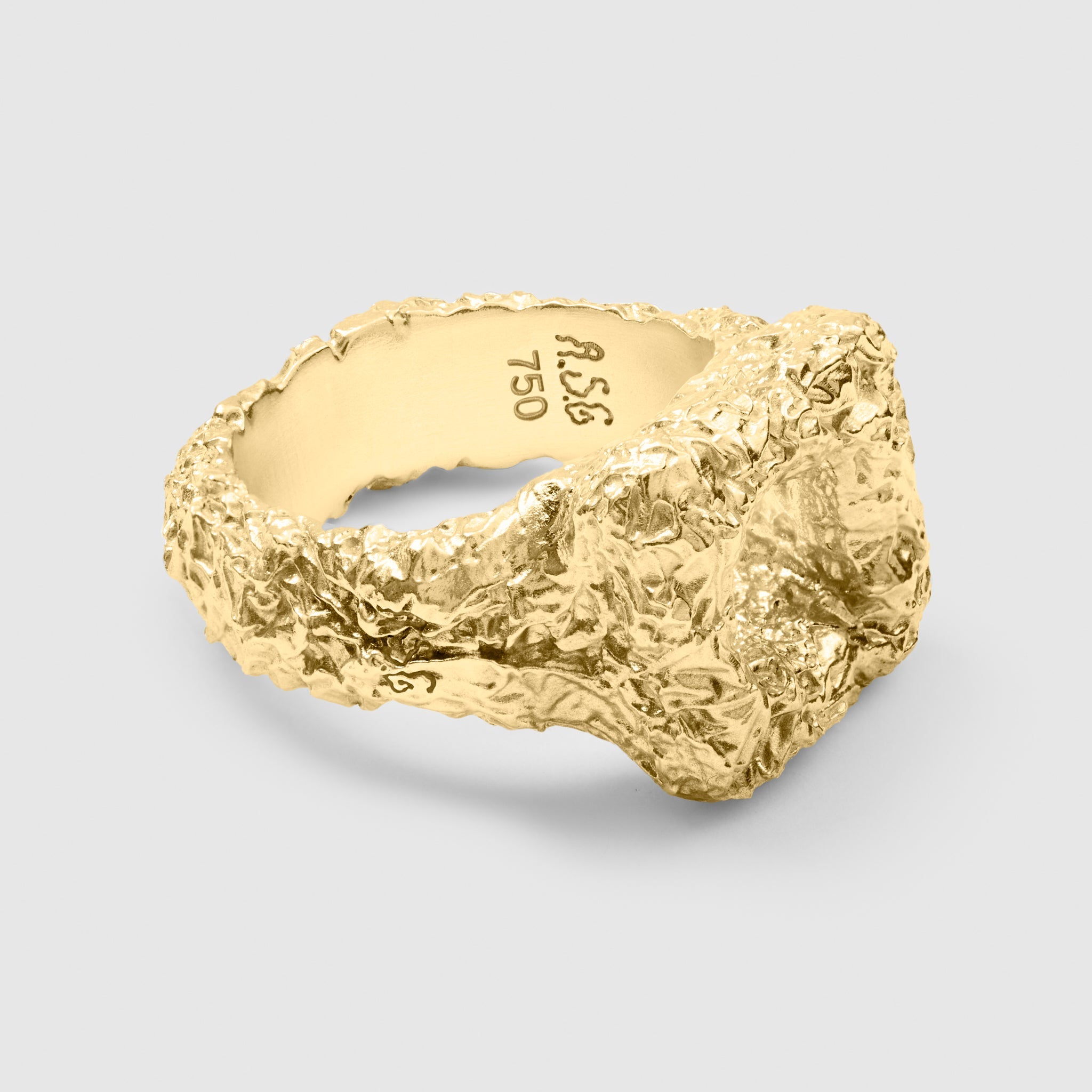 Soft Square Ring (Gold Plated)