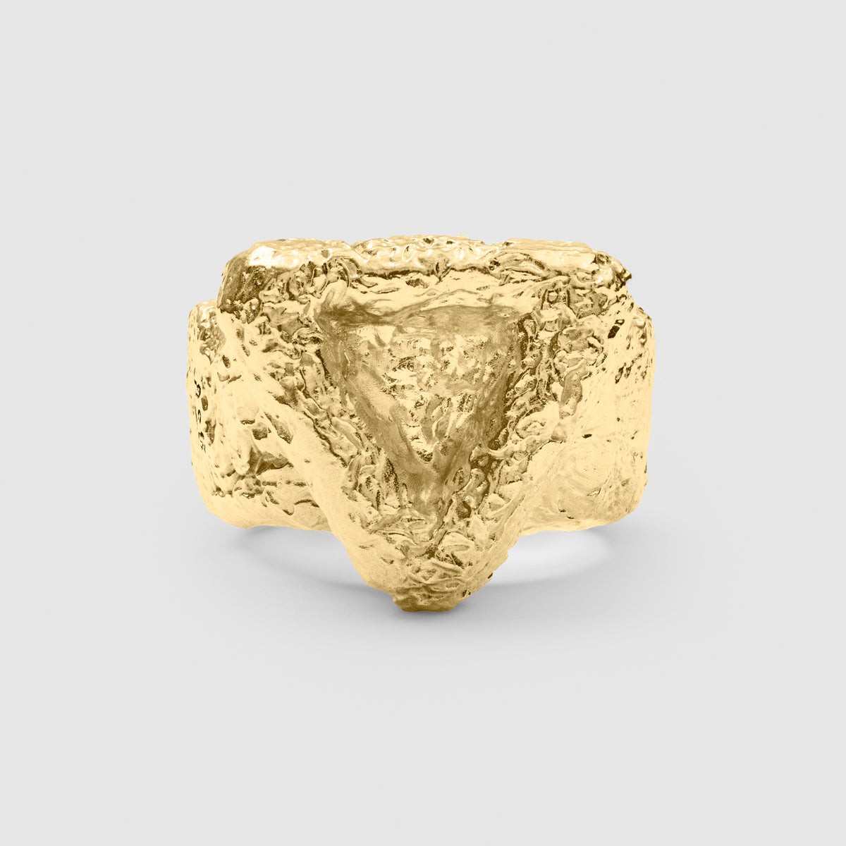 Rigid Triangle Ring (18K Gold)