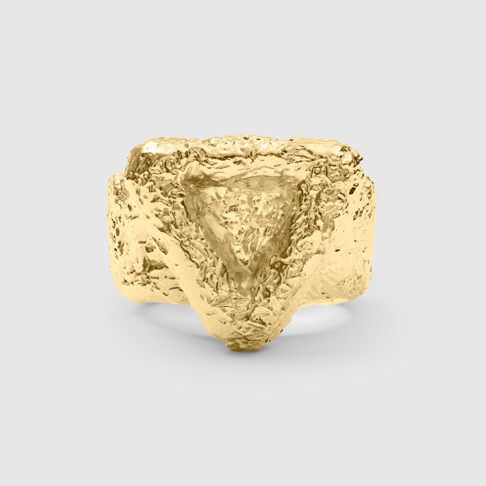Rigid Triangle Ring (Gold Plated)