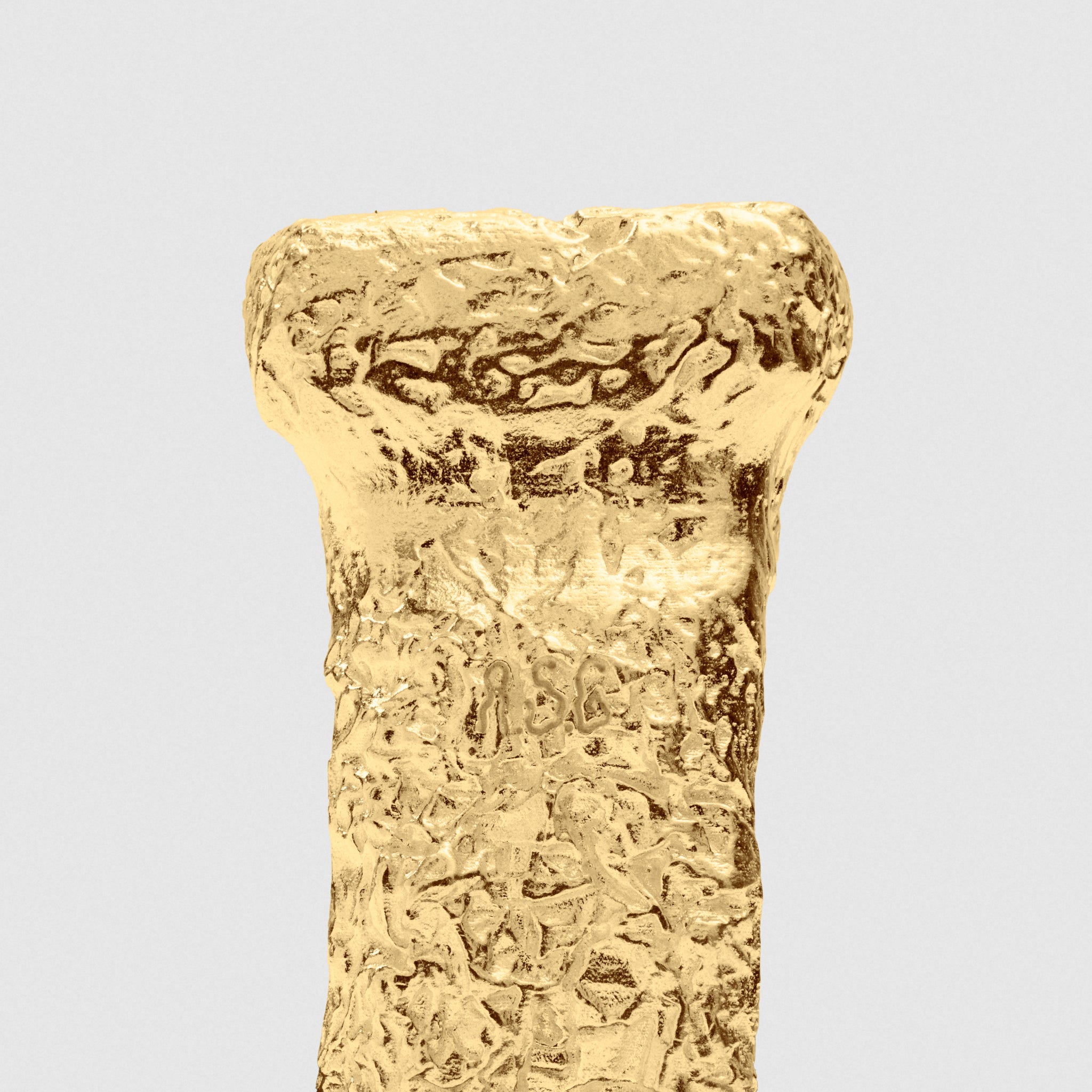 Rigid Square Ring (Gold Plated)