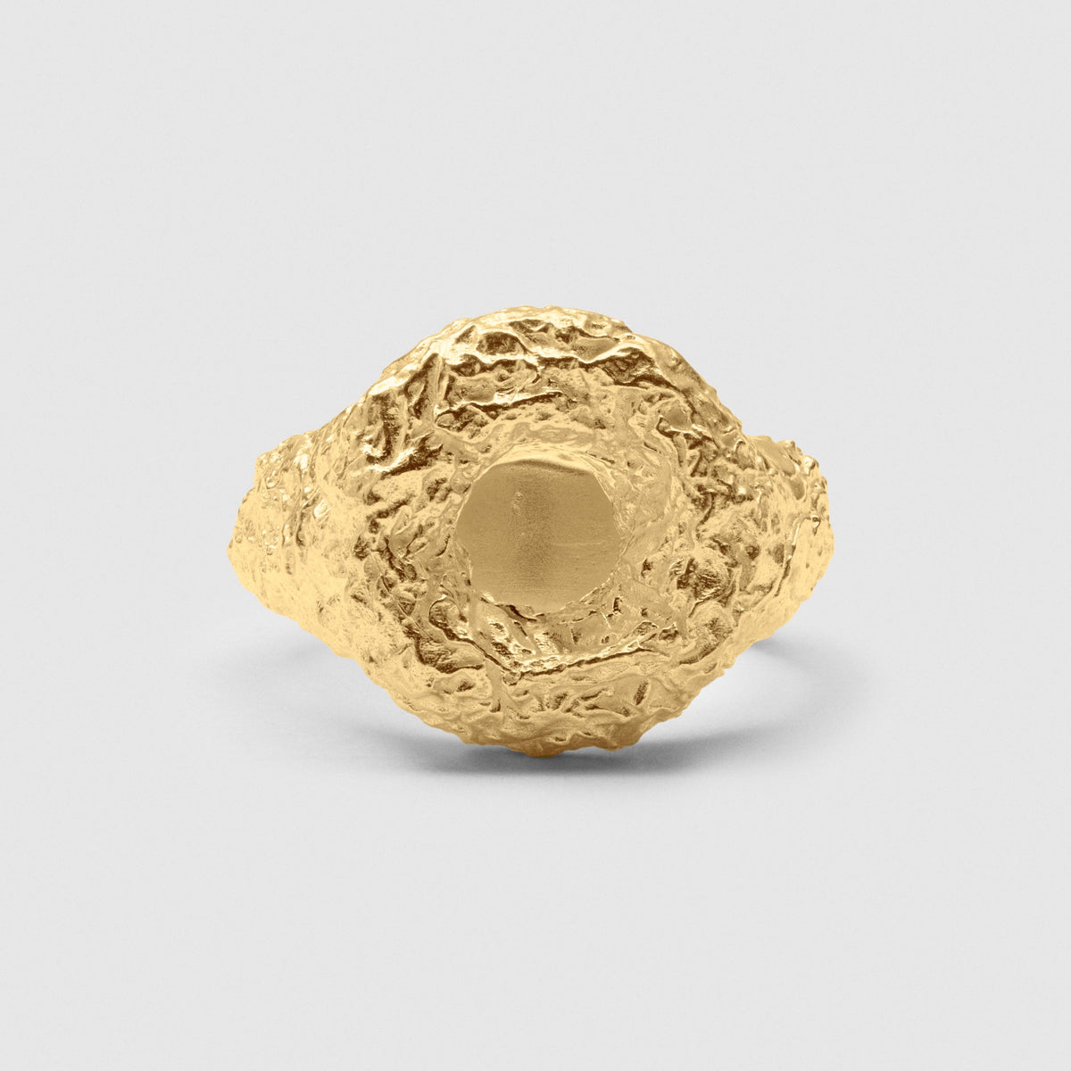 Soft Circle Ring (Gold Plated)
