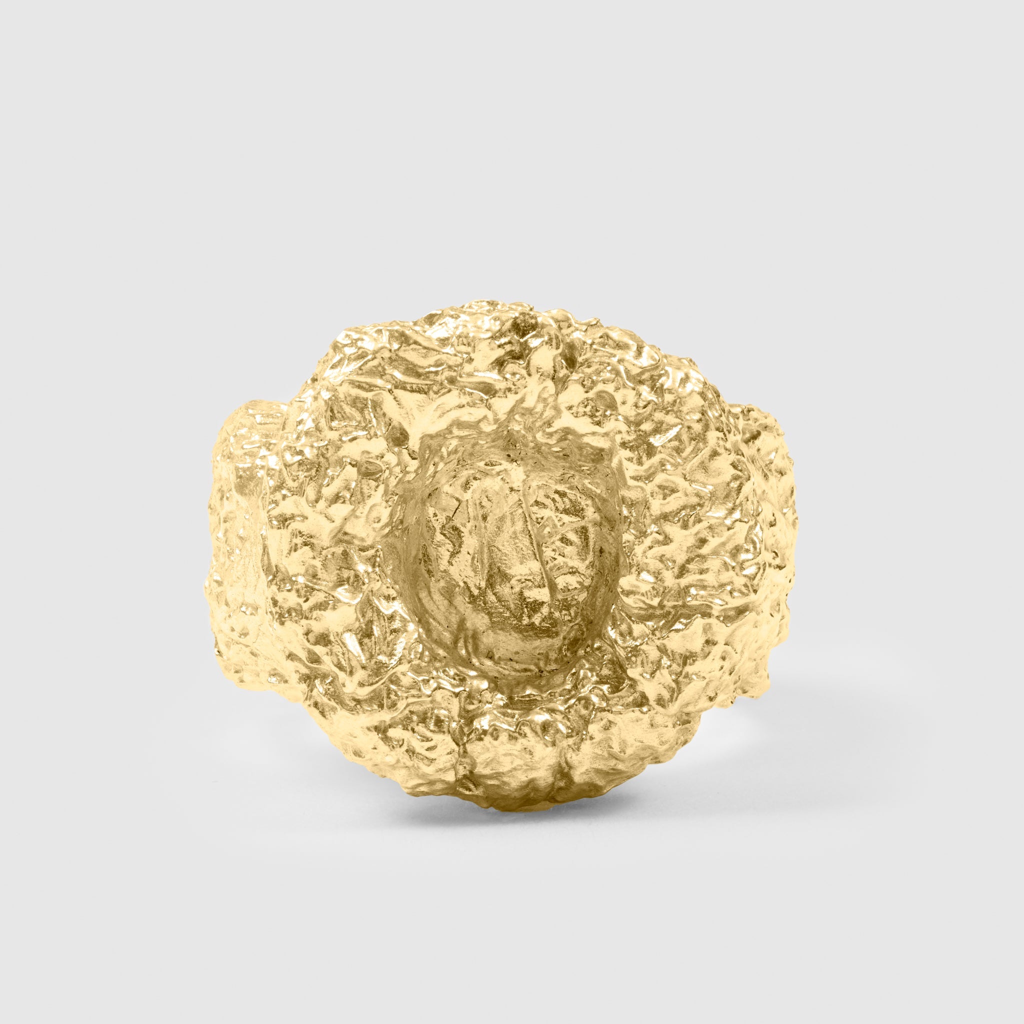 Rigid Circle Ring (Gold Plated)