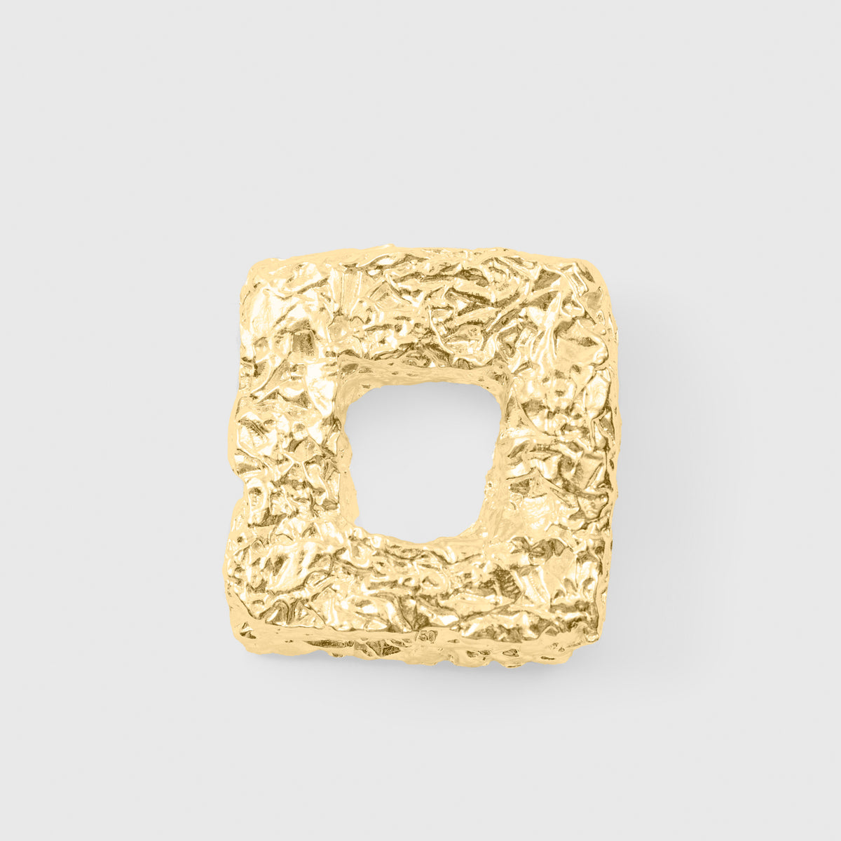 Rigid Square Pendant (Gold Plated)