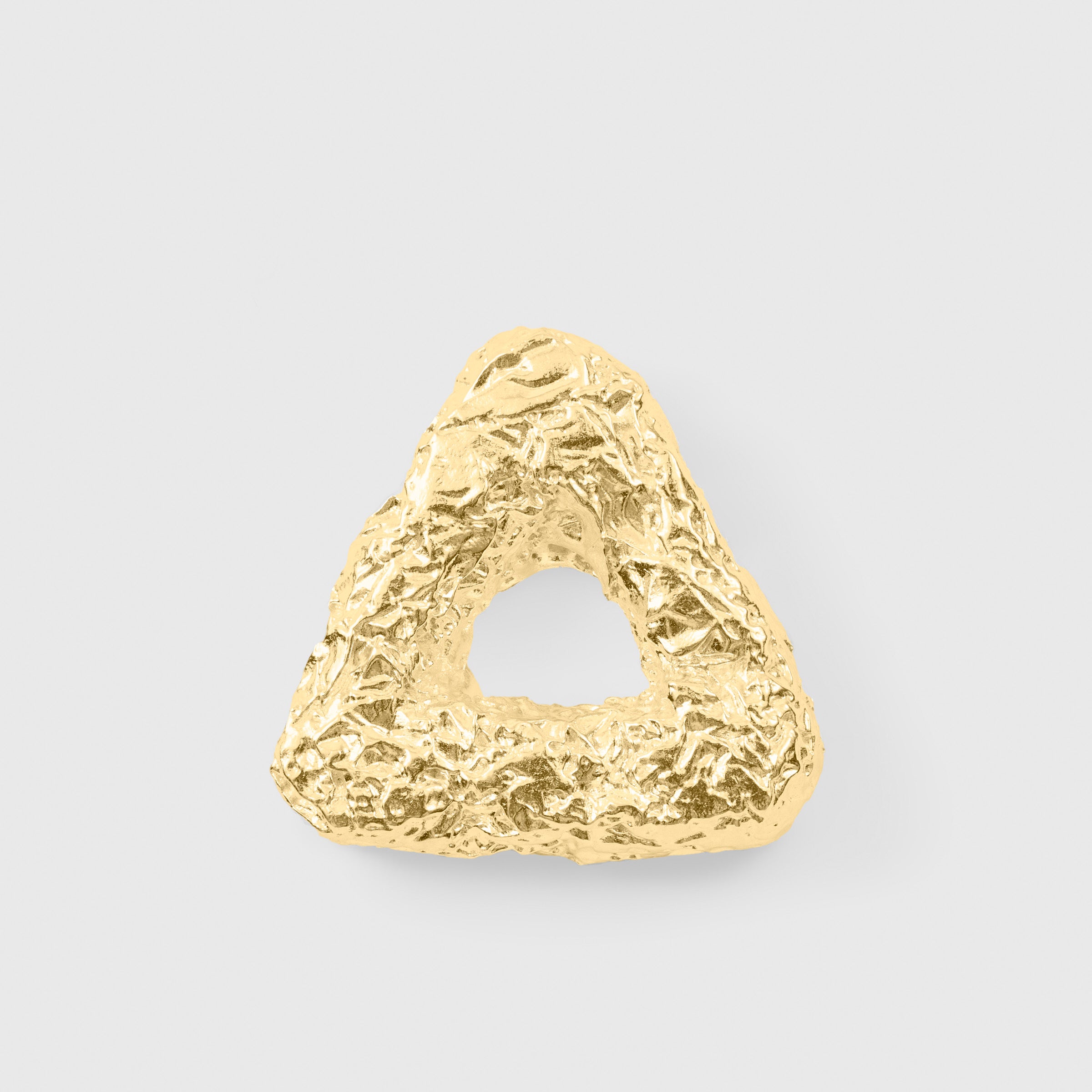 Rigid Triangle Pendant (Gold Plated)