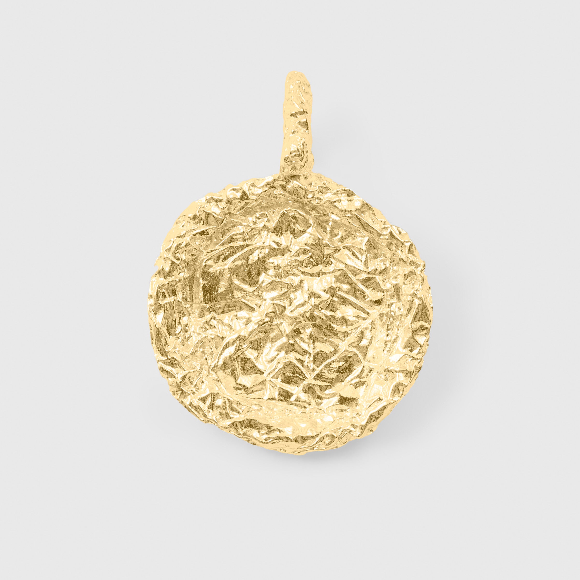 Soft Circle Pendant (Gold Plated)