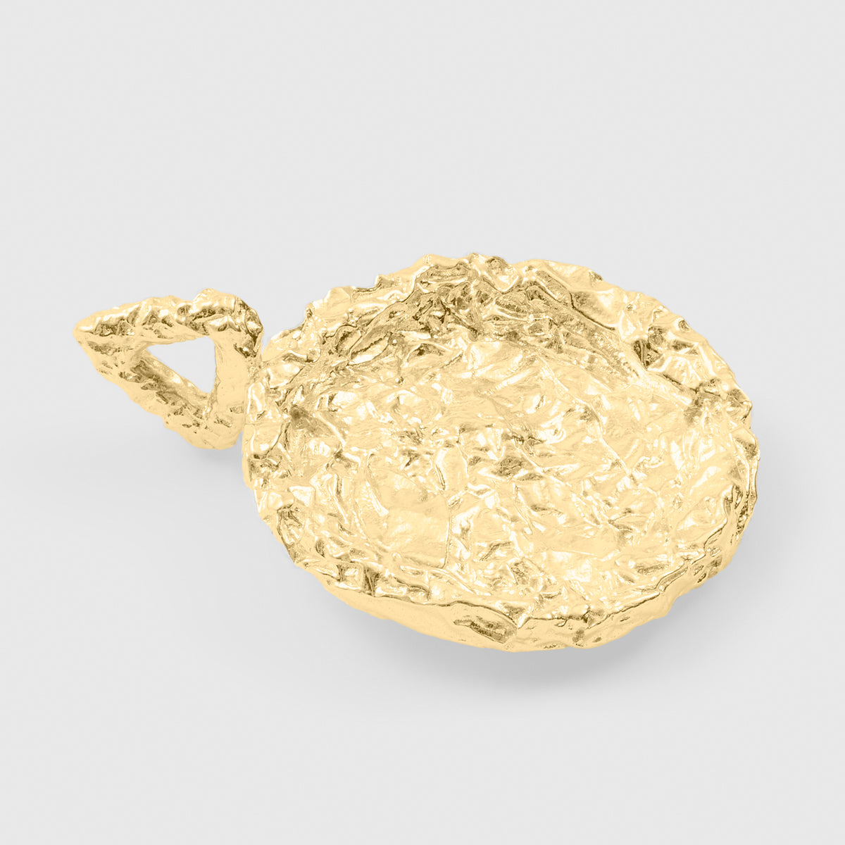 Soft Circle Pendant (Gold Plated)