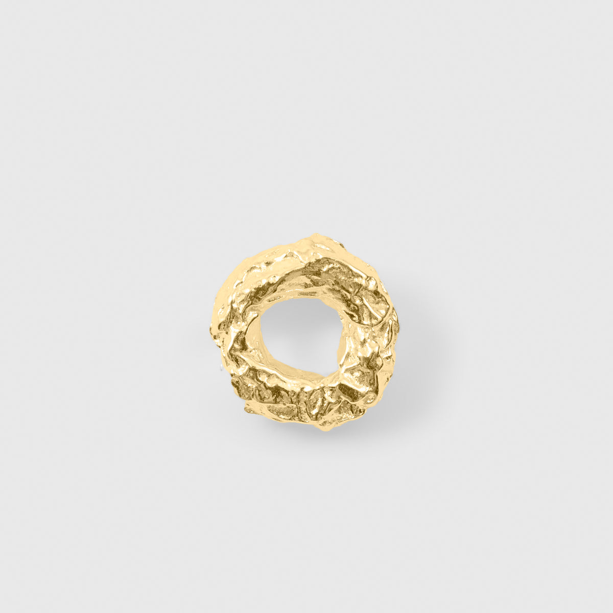 Soft Circle Stud (Gold Plated)