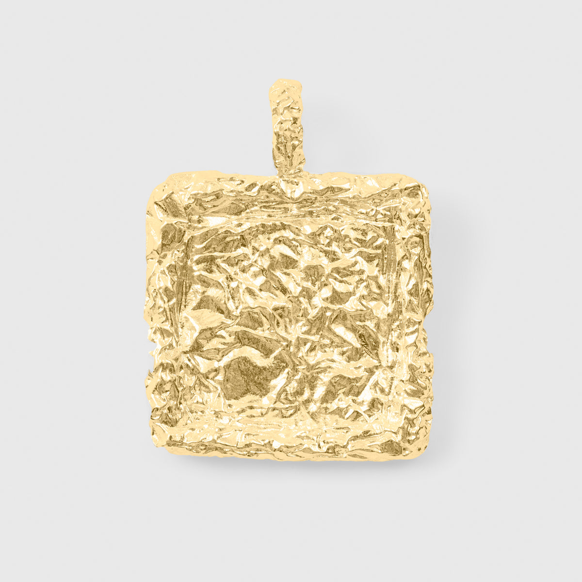 Soft Square Pendant (Gold Plated)