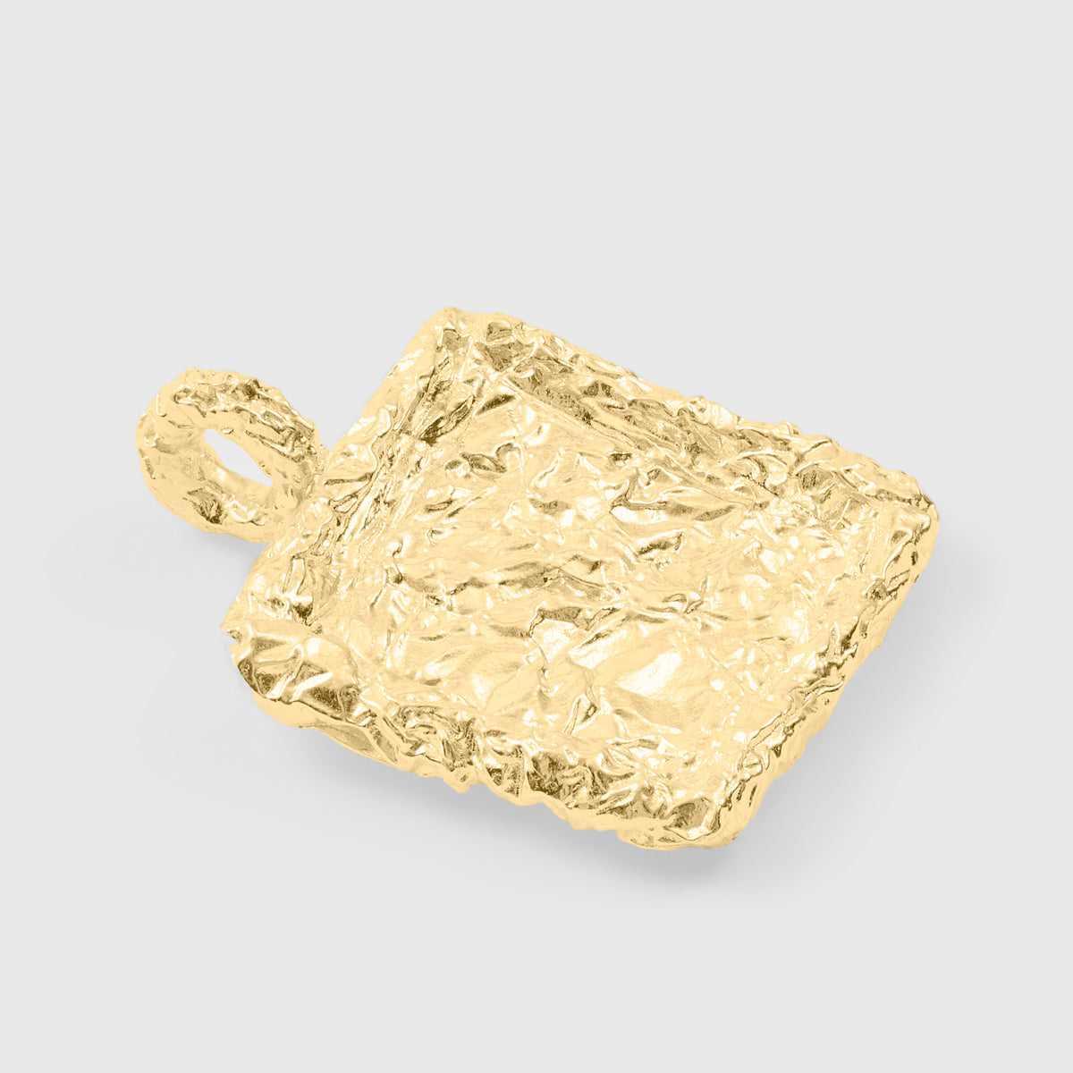 Soft Square Pendant (Gold Plated)