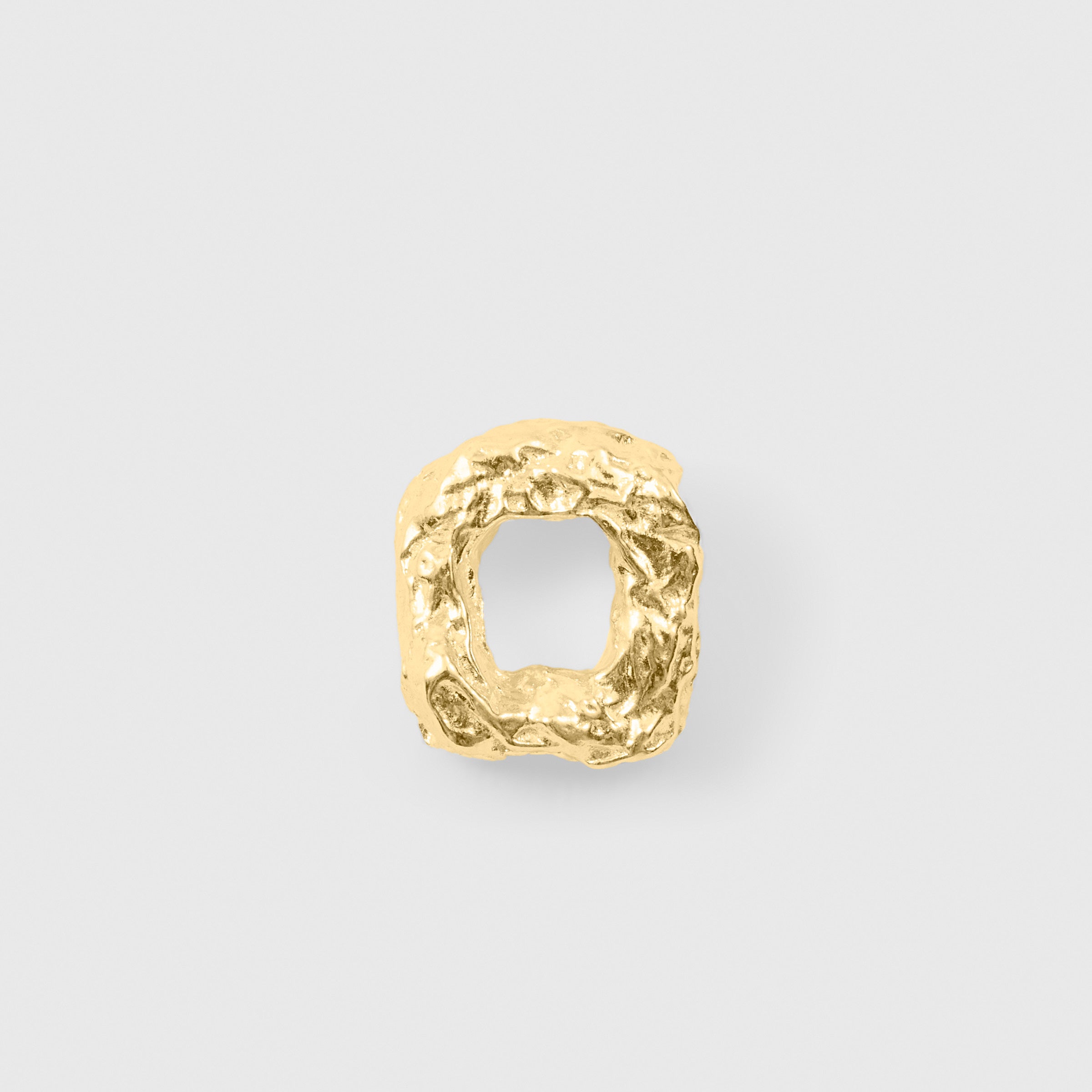 Soft Square Stud (Gold Plated)