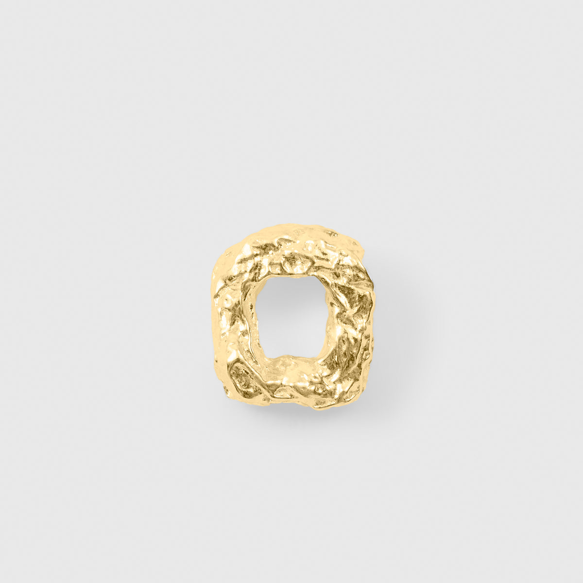 Soft Square Stud (Gold Plated)