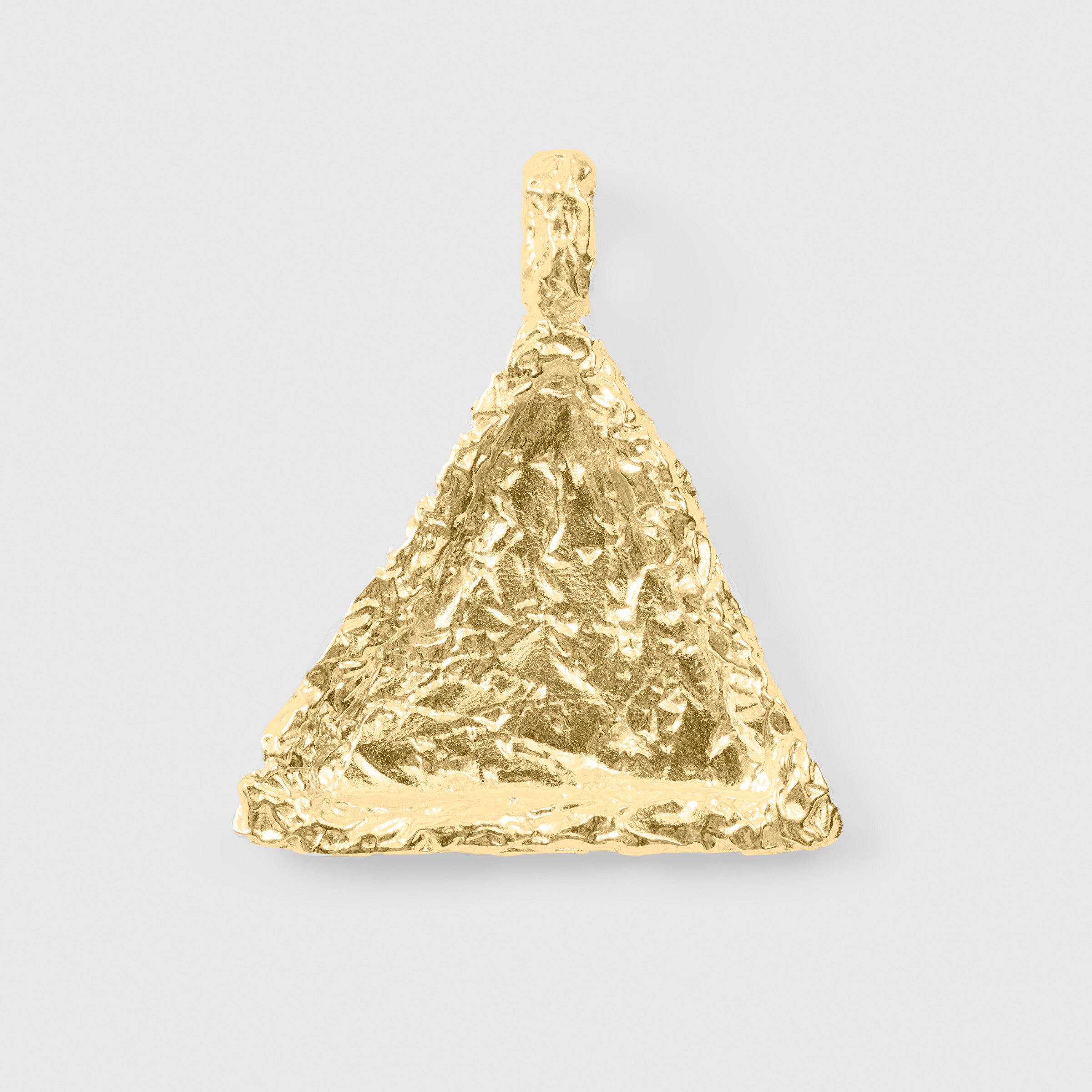 Soft Triangle Pendant (Gold Plated)
