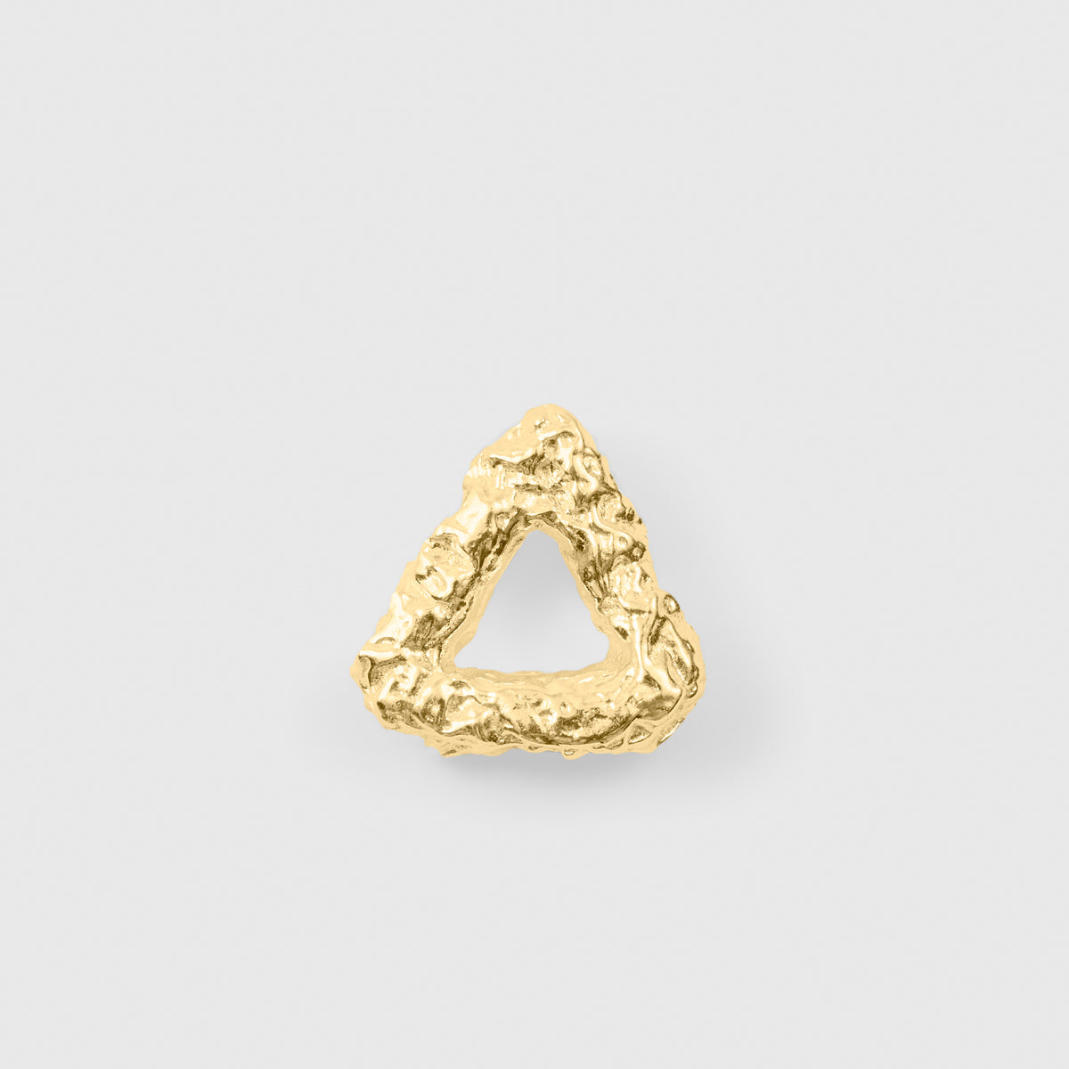 Soft Triangle Stud (Gold Plated)