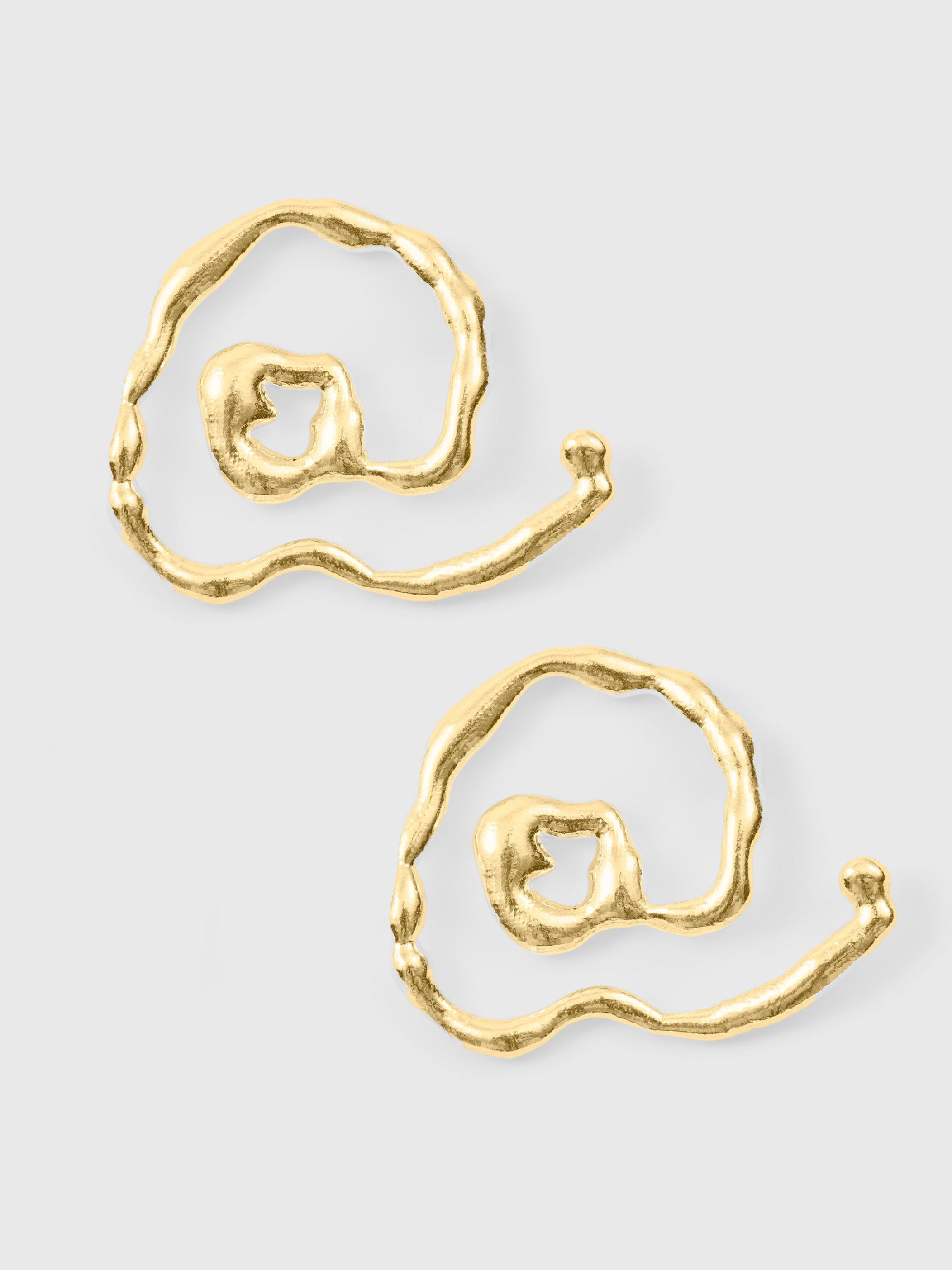Type Att Earring Large (18K Gold)