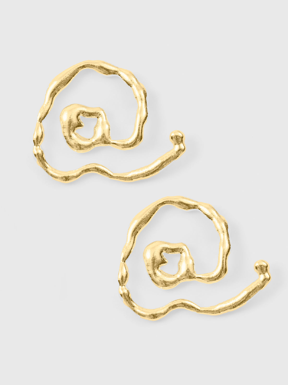 Type Att Earring Large (18K Gold)