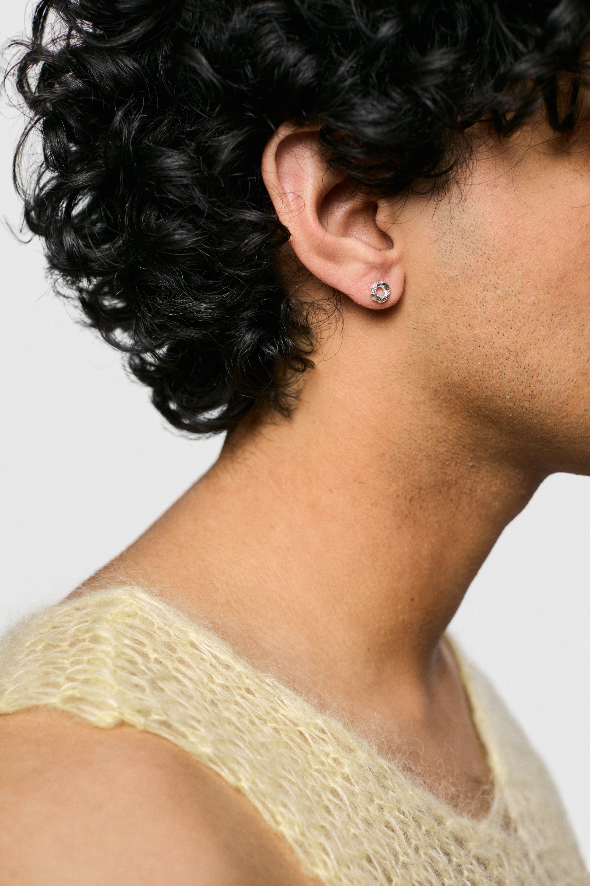 Soft Circle Stud (925 Silver)