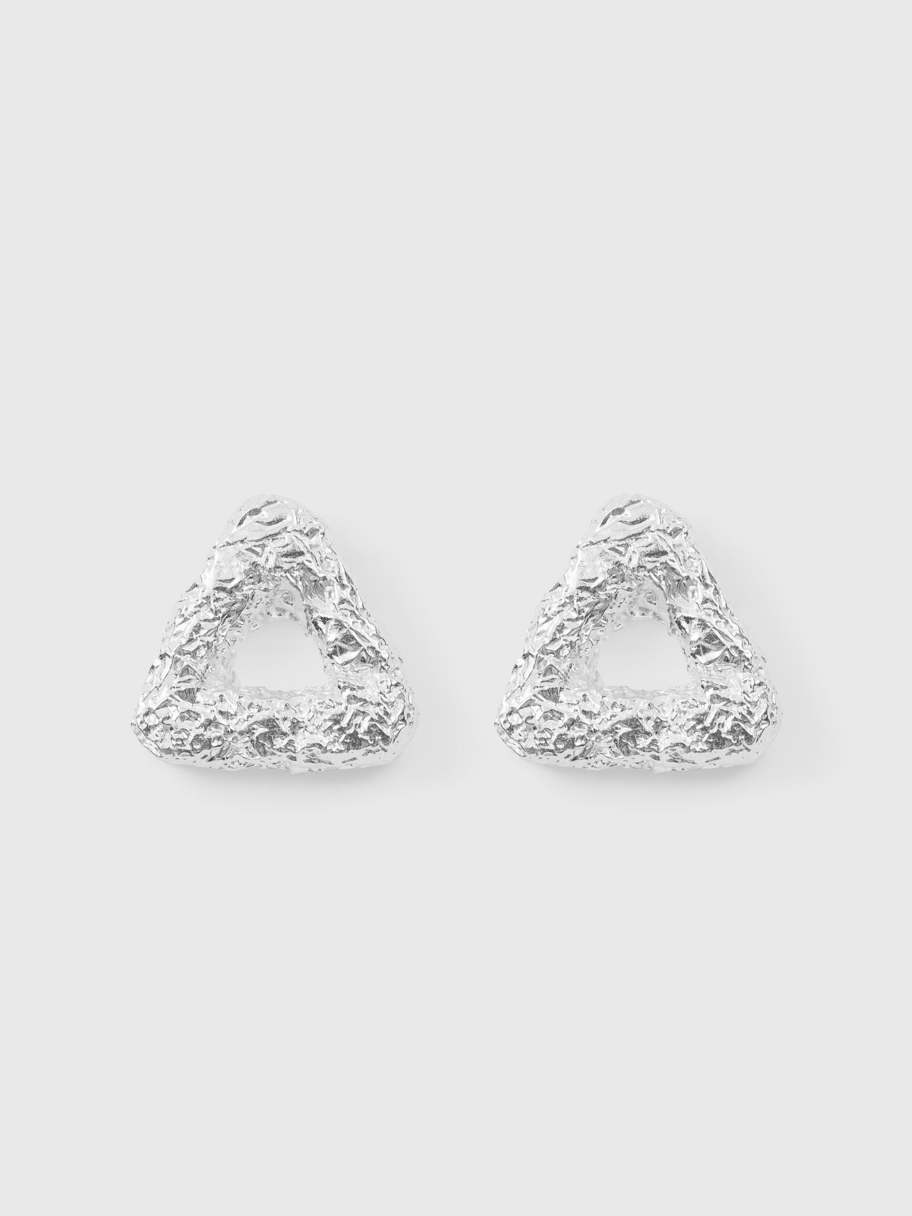 Rigid Triangle Earring (925 Silver)