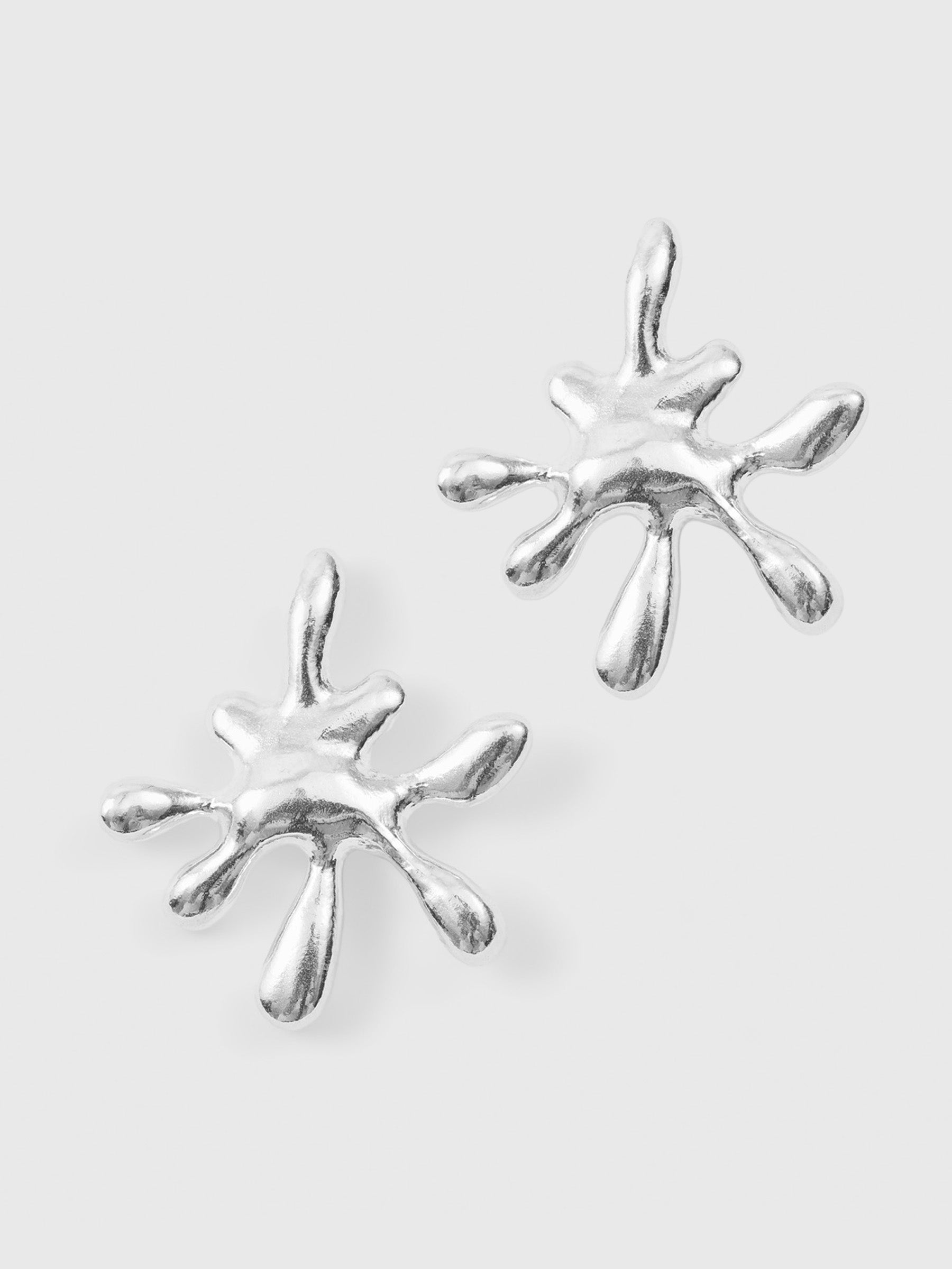 Type Star Earring Large (925 Silver)