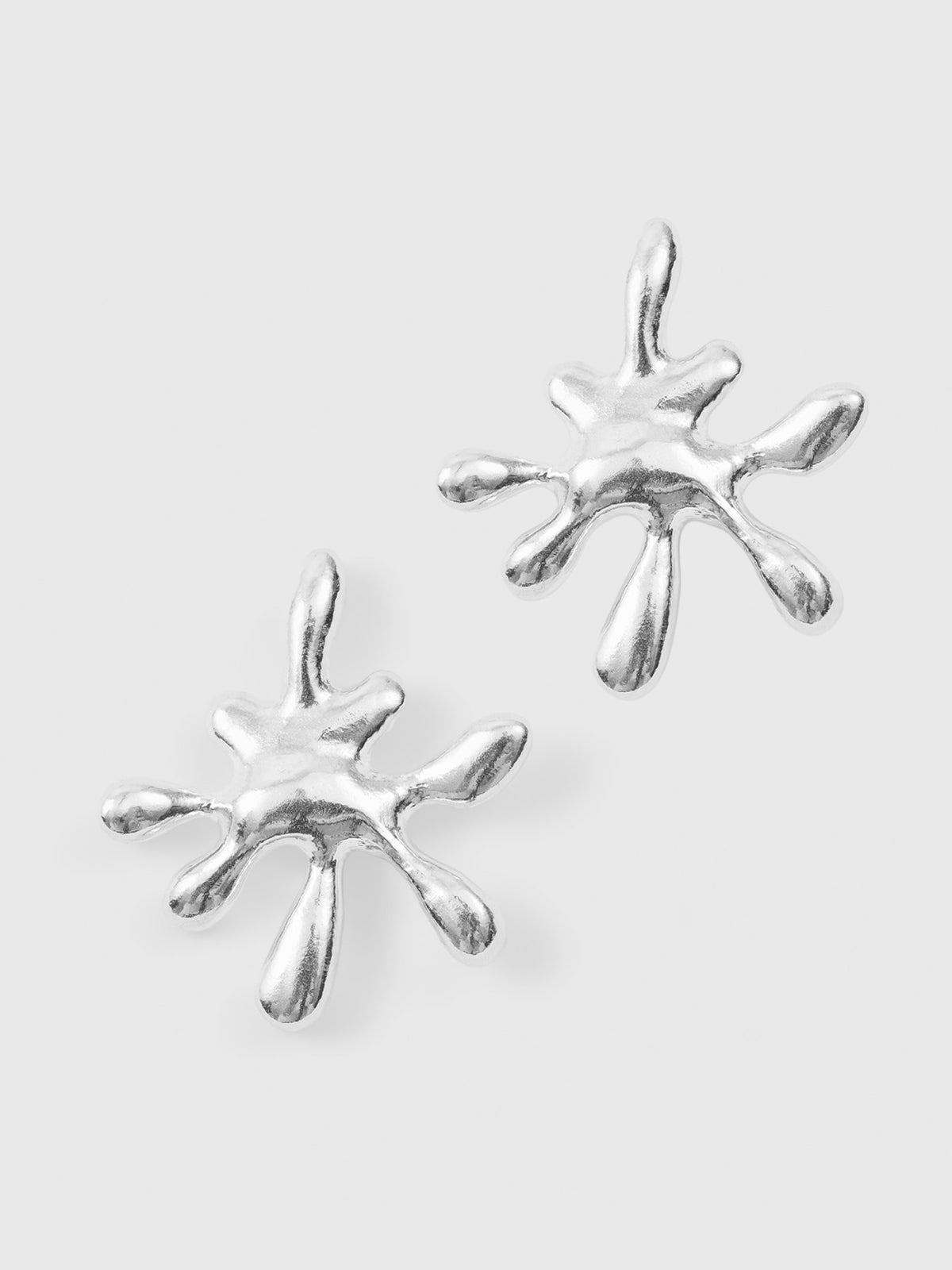 Type Star Earring Large (925 Silver)